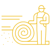 Turfing and landscaping icon