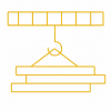 Lifting beams icon