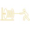 Cable pulling icon